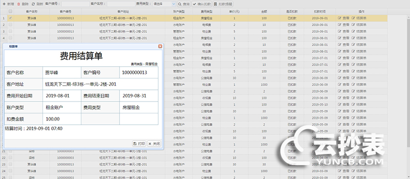 云抄表能耗監測系統支持能源計費功能